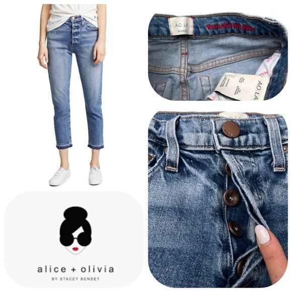Alice + Olivia Denim - Alice+Olivia $298 AMAZING HIGH RISE GIRLFRIEND JEANS 25